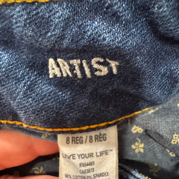 Women’s American Eagle Artist Jeans, Size 8 - Picture 4 of 4